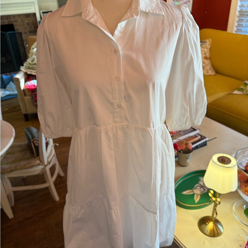 Amanda Uprichard White Midi Dress